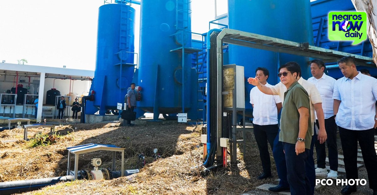 PBBM: Sum-ag Water Treatment Plant vital to Bacolod’s reliable water supply